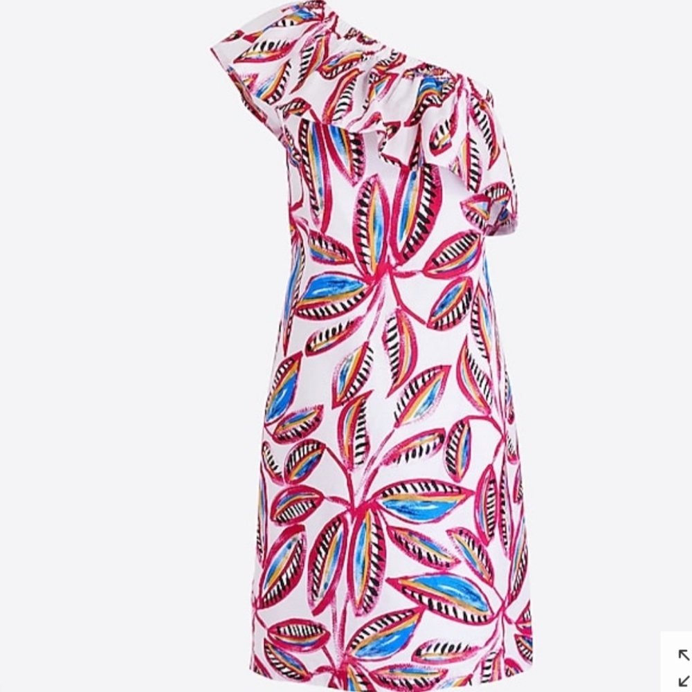 🆕 J. Crew Womens Ruffle Shoulder Dress 🆕